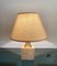 Travertine Base & Brass Table Lamp from Fratelli Mannelli, Italy, 1970s 4