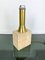 Travertine Base & Brass Table Lamp from Fratelli Mannelli, Italy, 1970s 5