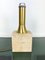 Travertine Base & Brass Table Lamp from Fratelli Mannelli, Italy, 1970s 14
