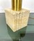 Travertine Marble & Brass Table Lamp from Fratelli Mannelli, Italy, 1970s 4