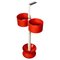 Italian Orange Umbrella Stand in Metal, 1970s, Image 1