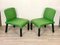 Green Plastic Fabric Armchairs, Italy, 1970s, Set of 2, Image 4