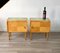 Wood Lacquered Side Table Nightstands, 1950s, Italy, Set of 2 4