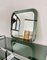 Italian Round Corner Wall Mirror by Antonio Lupi for Cristal Luxor, 1960s 4