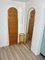 Rattan & Golden Metal Coat Hanger & Mirror, 1960s, Set of 2, Image 4