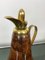 Brocca Thermos in pelle di capra e ottone di Aldo Tura, Italia, anni '60, Immagine 6