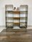 Chrome, Smoked Glass & Wood Bookshelf Étagère by Gallotti & Radice, Italy, 1970s, Image 8