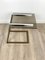 Brass Chrome & Smoked Glass Coffee Side Table, Italy, 1970s, Image 12