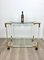 Acrylic, Brass & Glass Bar Serving Cart Trolley, Italy, 1970s 12