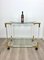 Acrylic, Brass & Glass Bar Serving Cart Trolley, Italy, 1970s, Image 12