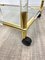 Acrylic, Brass & Glass Bar Serving Cart Trolley, Italy, 1970s 11
