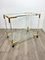 Acrylic, Brass & Glass Bar Serving Cart Trolley, Italy, 1970s 5