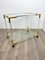 Acrylic, Brass & Glass Bar Serving Cart Trolley, Italy, 1970s, Image 5