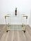 Acrylic, Brass & Glass Bar Serving Cart Trolley, Italy, 1970s 6