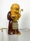 Hand Carved Wood Monk Table Lamp by Aldo Tura for Macabo, Italy, 1950s 6