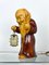 Handgeschnitzte Monk Tischlampe aus Holz von Aldo Tura für Macabo, Italien, 1950er 3