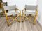Bamboo Folding Director's Chairs, Italy, 1960s, Set of 2, Image 2