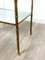 Faux Bamboo Brass & Mirror Side Table by Maison Bagues, France, 1950s, Image 12