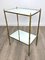 Faux Bamboo Brass & Mirror Side Table by Maison Bagues, France, 1950s, Image 2