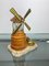 Italienische Mill Tischlampe Aschenbecher aus handgeschnitztem Holz von Aldo Tura Macabo, 1960er 5
