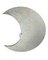 Espejo de pared Crescent Moon italiano, años 70, Imagen 2