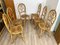 Italian Chairs in Rattan and Bamboo, 1960s, Set of 6 2