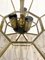 Lámpara de araña italiana octogonal en forma de diamante de estilo Fontana Arte, Imagen 11