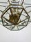 Lámpara de araña italiana octogonal en forma de diamante de estilo Fontana Arte, Imagen 8