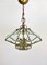 Italian Octagonal Diamond-Shaped Chandelier in Fontana Arte Style 2