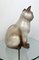 Vintage Italian Ceramic Siamese Cat Sculpture by Piero Fornasetti, 1960s, Image 10