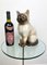 Vintage Italian Ceramic Siamese Cat Sculpture by Piero Fornasetti, 1960s, Image 14