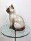 Vintage Italian Ceramic Siamese Cat Sculpture by Piero Fornasetti, 1960s, Image 7