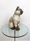 Vintage Italian Ceramic Siamese Cat Sculpture by Piero Fornasetti, 1960s, Image 6