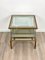 Bar Cabinet Table in Chrome, Brass and Glass, Italy, 1970s 3