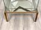 Bar Cabinet Table in Chrome, Brass and Glass, Italy, 1970s 12