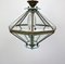 Italian Octagonal Diamond-Shaped Chandelier in Fontana Arte Style, 1950s 9