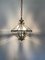 Lámpara de araña italiana octogonal en forma de diamante de estilo Fontana Arte, años 50, Imagen 6