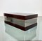 Italian Purple Rectangular Box in Acrylic Glass and Chrome by Alessandro Albrizzi, 1970s 6