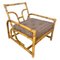 Italienischer Sessel aus Bambus und Rattan, 1960er 1