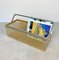 Nickel & Netting Acrylic Magazine Holder Rack, Italy, 1970s 4