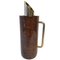 Mid-Century Modern Goatskin Thermos Caraffe Pitcher by Aldo Tura 1