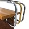 Console Table in Burlwood, Brass, Glass and Chrome, Italy, 1970s, Image 7