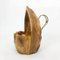 Lackierter Holz & Messing Nussholz Korb von Aldo Tura, Italien, 1950er 9
