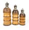 Wood Bamboo Thermos Decanters by Aldo Tura for Macabo Milano, Italy, 1950s, Set of 3 4