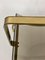 Brass & Smoked Glass Magazine Rack Stand from Fontana Arte, Italy, 1960s 10