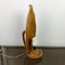 Opaline Grass & Wood Dolphin Lamp by Aldo Tura for Macabo, Italy, 1950s 13