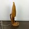 Opaline Grass & Wood Dolphin Lamp by Aldo Tura for Macabo, Italy, 1950s, Image 13