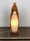 Opaline Grass & Wood Dolphin Lamp by Aldo Tura for Macabo, Italy, 1950s 6