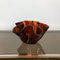 Tortoiseshell Acrylic Handkerchief Centerpiece Vase, Italy, 1970s 7