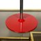 Red Metal & Aluminium Table Lamp from Stilnovo, Italy, 1960s 5